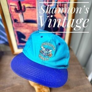 Charlotte Hornets Competitor VNTG 1990s snap back hat